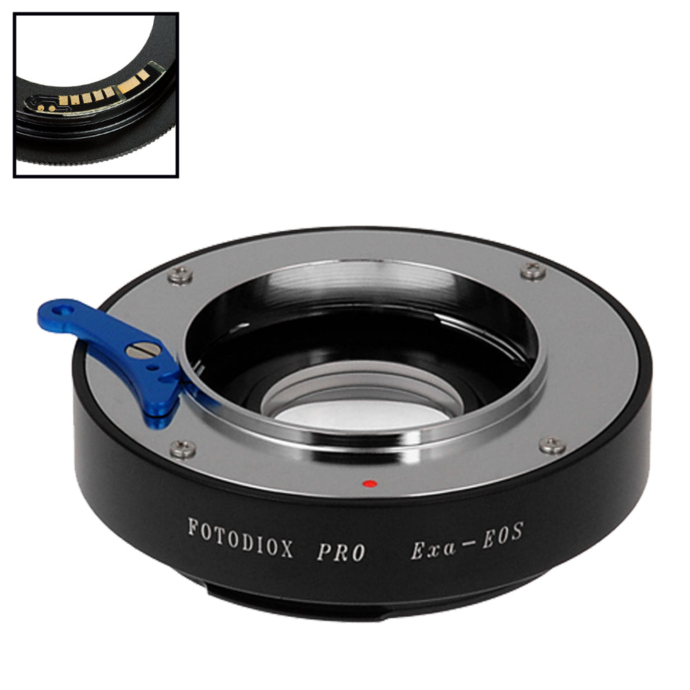 Fotodiox Pro Lens Mount Adapter Compatible with Exakta, Auto Topcon SLR Lens to Canon EOS (EF, EF-S) Mount SLR Camera Body - with Generation v10 Focus Confirmation Chip