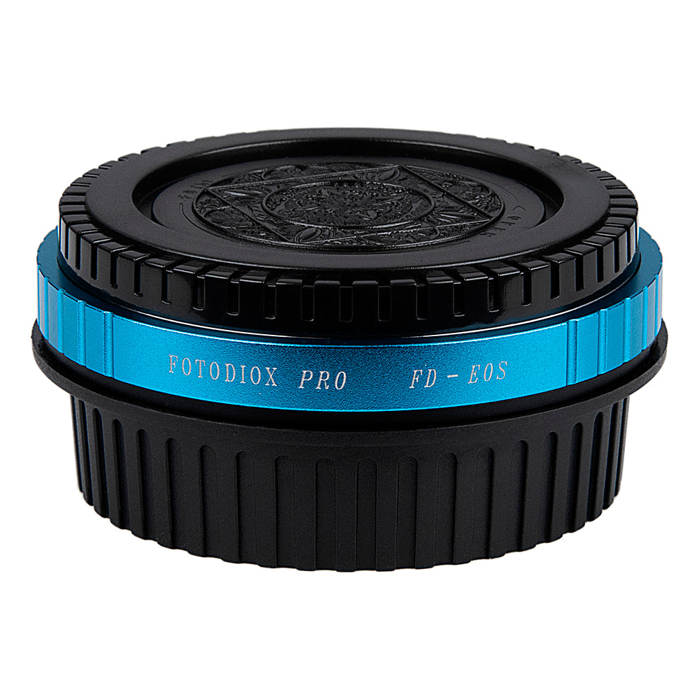 Fotodiox Pro Lens Mount Adapter - Canon FD & FL 35mm SLR lens to Canon EOS (EF, EF-S) Mount SLR Camera Body, with Built-In Aperture Control Dial