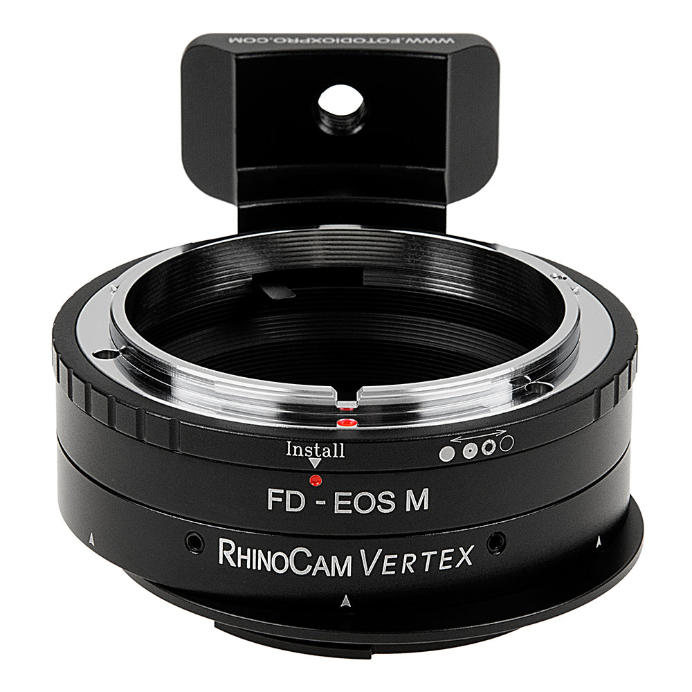 RhinoCam Vertex Rotating Stitching Adapter, Compatible with Canon FD & FL 35mm SLR Lens to Canon EOS M (EF-M) Mount Mirrorless Cameras