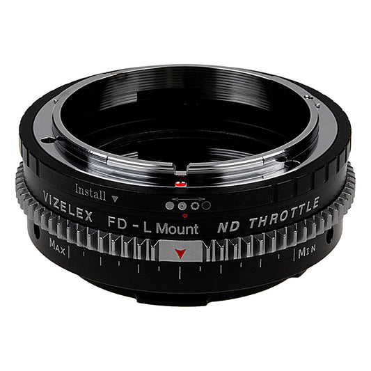 ND Throttle Adapter - Canon FD SLR Lens to L-Mount Alliance Cameras w ...