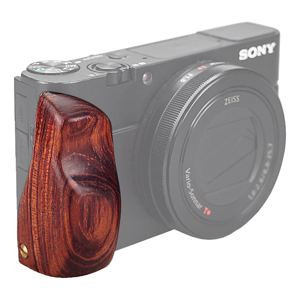 Fotodiox Pro Wooden Camera Hand Grip for Sony Cyber-shot DSC-RX100 I-V Cameras