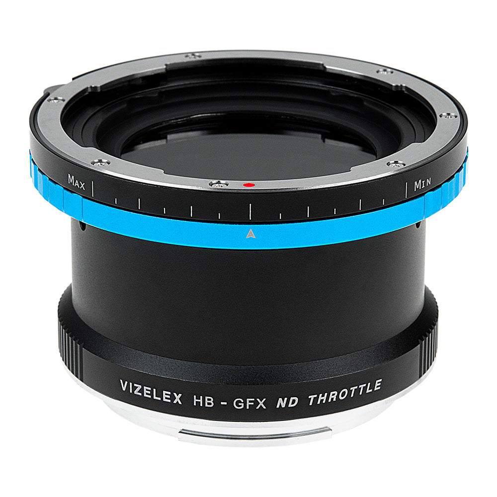 Vizelex ND Throttle Lens Mount Adapter - Compatible with Hasselblad V-Mount SLR Lenses to Fujifilm G-Mount Mirrorless Digital Camera with Built-In Variable ND Filter (2 to 8 Stops)