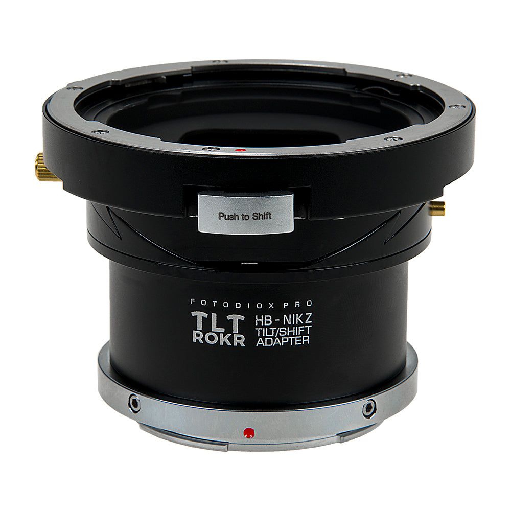 Fotodiox Pro TLT ROKR - Tilt / Shift Lens Mount Adapter Compatible with Hasselblad V-Mount SLR Lenses to Nikon Z-Mount Mirrorless Camera Body