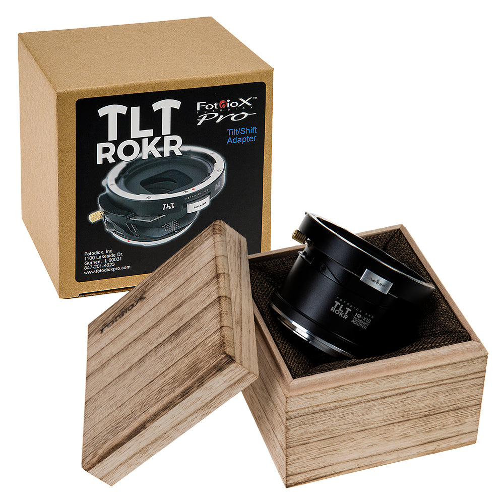 Fotodiox Pro TLT ROKR Lens Adapter - Compatible with Hasselblad V-Mount SLR  Lenses to Hasselblad XCD Mount Digital Cameras with Built-In Tilt / Shift  