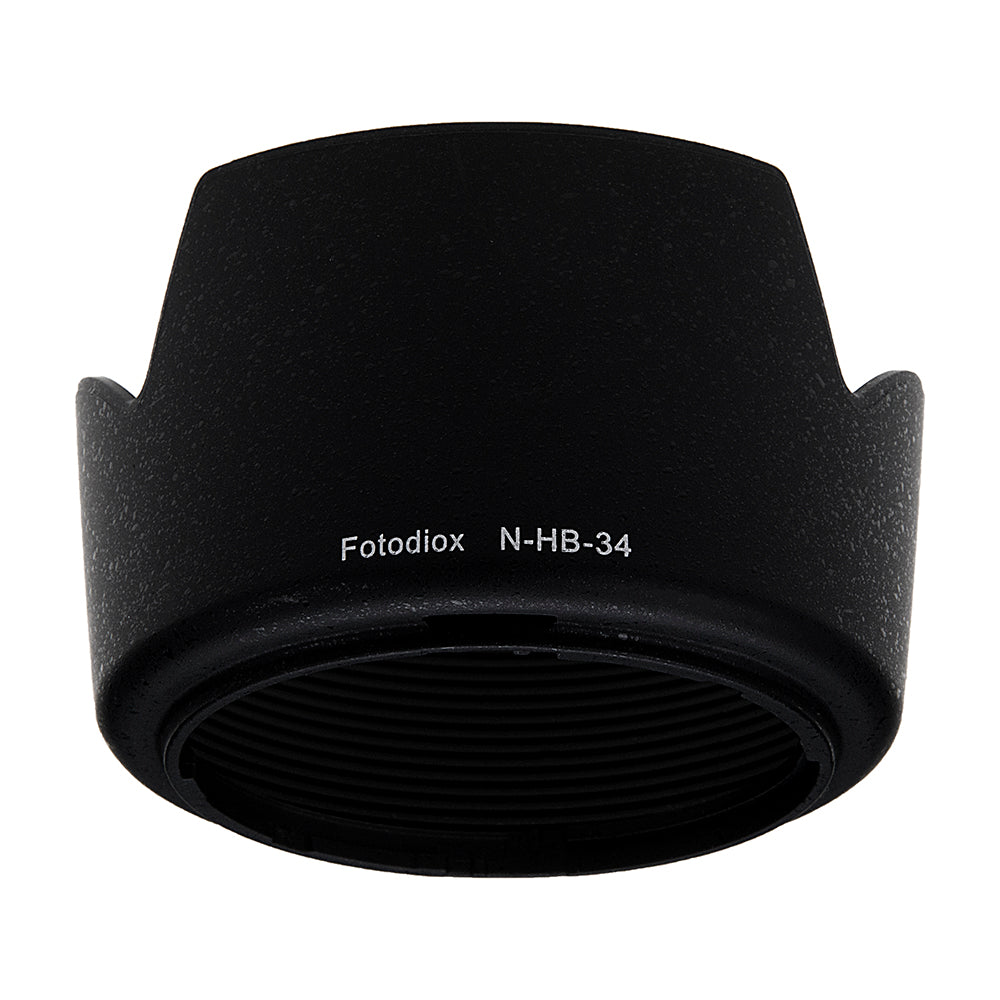 Fotodiox Lens Hood Replacement for HB-34 Compatible with Nikon AF-S DX VR Zoom-Nikkor 55-200mm f/4-5.6G IF-ED (3.6x) Lens