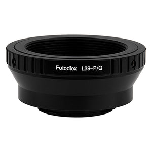 Fotodiox Lens Adapter - Compatible with M39/L39 (x1mm Pitch) Screw Mount Russian & Leica Thread Mount Lenses to Pentax Q (PQ) Mount Mirrorless Cameras