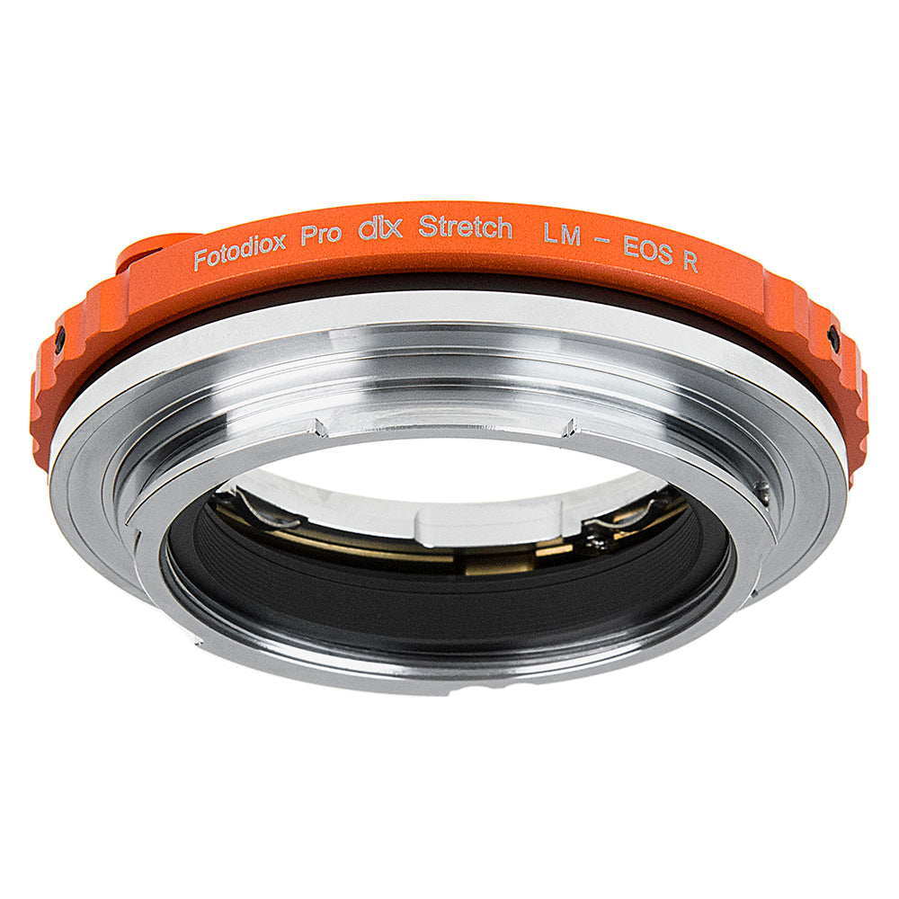 Fotodiox DLX Stretch Lens Mount Adapter - Compatible with Leica M Rangefinder Lens to Canon RF Mount Mirrorless Cameras with Macro Focusing Helicoid