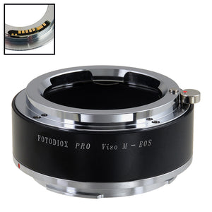 Fotodiox Pro Lens Mount Adapter Compatible with Leica M Visoflex SLR Lens to Canon EOS (EF, EF-S) Mount SLR Camera Body - with Generation v10 Focus Confirmation Chip
