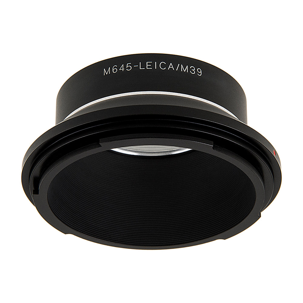 Fotodiox Pro Lens Adapter - Compatible with L39 Leica Visoflex Screw Mount Lenses to Mamiya 645 (M645) Mount Cameras