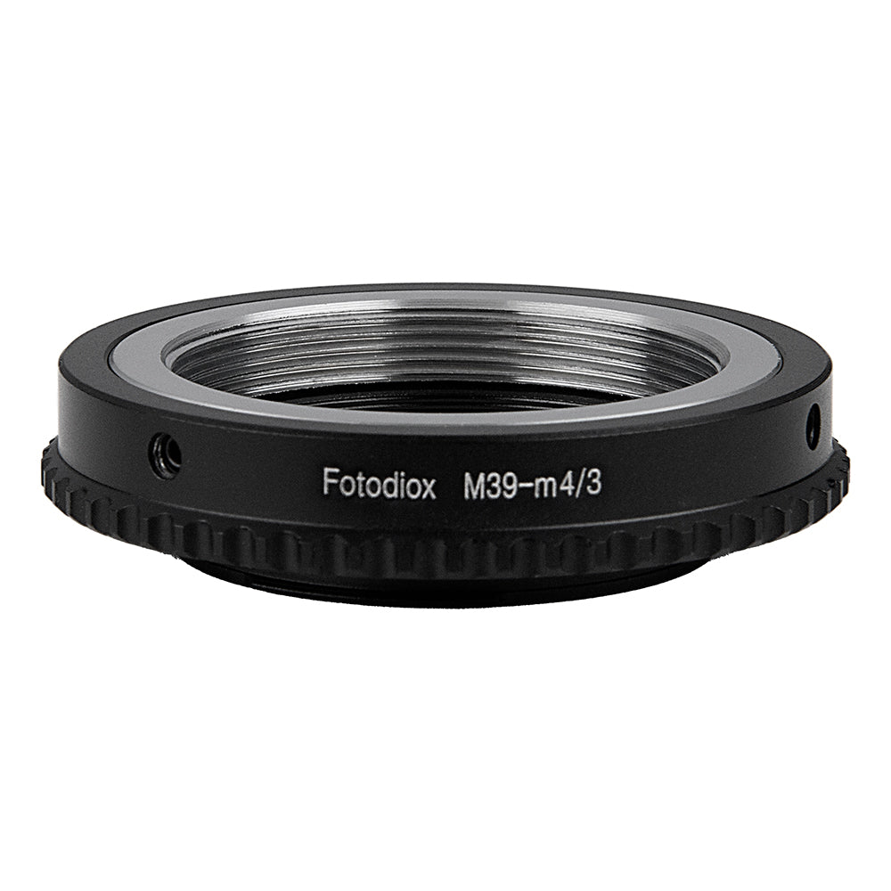 Fotodiox Lens Mount Adapter - M39/L39 (x1mm Pitch) Screw Mount Russian & Leica Thread Mount Lens to Micro Four Thirds (MFT, M4/3) Mount Mirrorless Camera Body
