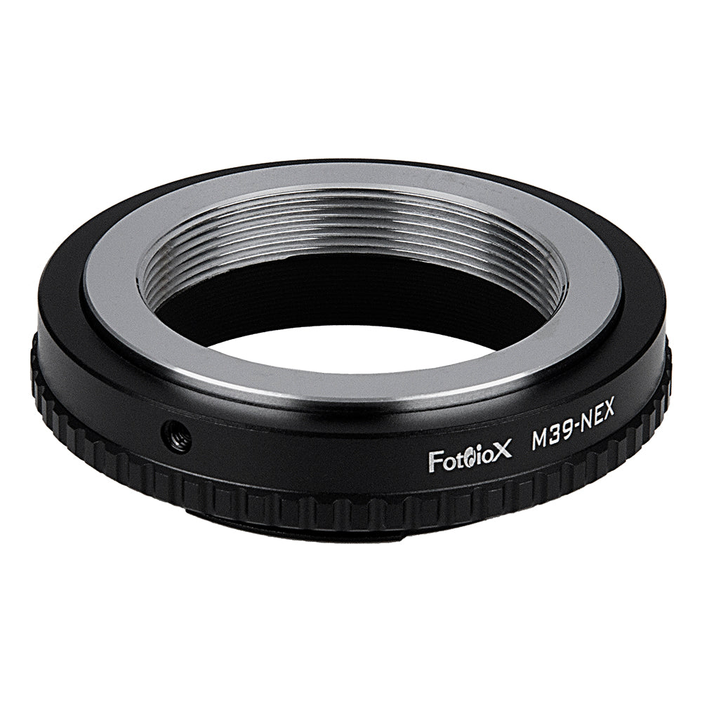 Fotodiox Lens Mount Adapter - L39 (M39x26tpi) Screw Mount Leica & Russian Thread Mount Lens to Sony Alpha E-Mount Mirrorless Camera Body