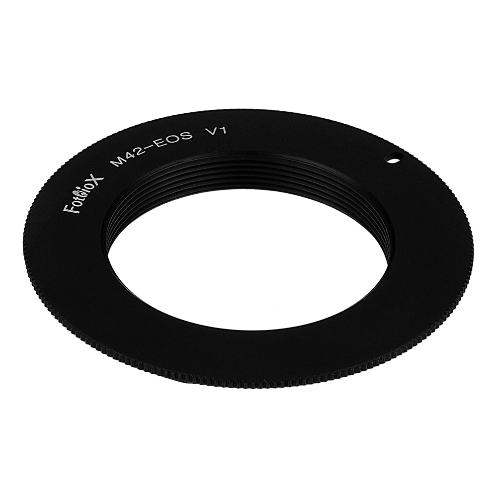 Fotodiox Lens Mount Adapter - M42 Type 1 Screw Mount SLR Lens to Canon EOS (EF, EF-S) Mount SLR Camera Body