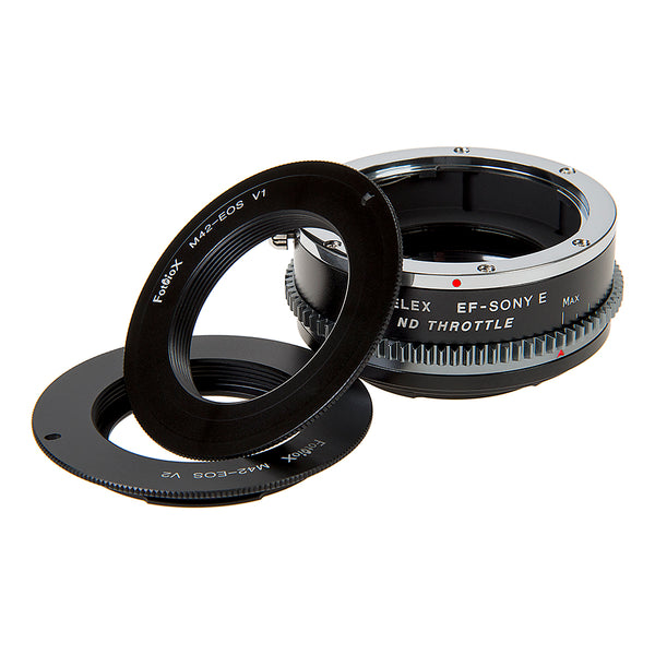Cine ND Throttle Adapter - M42 V1/V2 & Canon EF Lenses to Sony E
