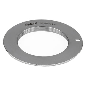 Fotodiox Pro Lens Mount Adapter -  M42 Type 1 (42mm x1 Screw Mount) Lens to Sony Alpha A-Mount (and Minolta AF) Mount SLR Camera Body