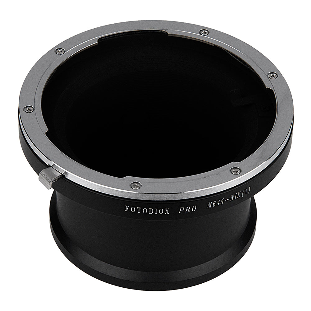 Fotodiox Pro Lens Adapter - Compatible with Mamiya 645 (M645) Mount Lenses to Nikon 1-Series Mirrorless Cameras