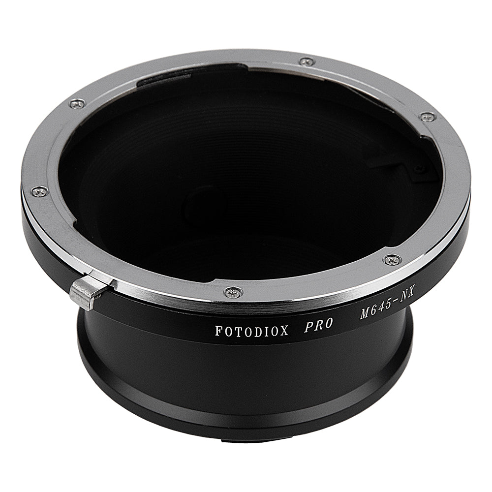 Fotodiox Pro Lens Adapter - Compatible with Mamiya 645 (M645) Mount Lenses to Samsung NX Mount Mirrorless Cameras