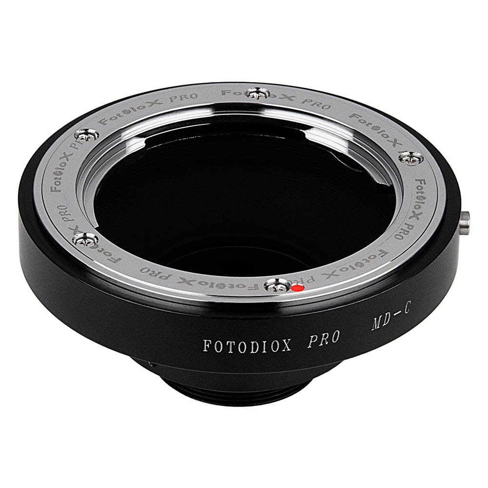 Fotodiox Pro Lens Adapter - Compatible with Minolta Rokkor (SR / MD / MC) SLR Lenses to C-Mount (1" Screw Mount) Cine & CCTV Cameras