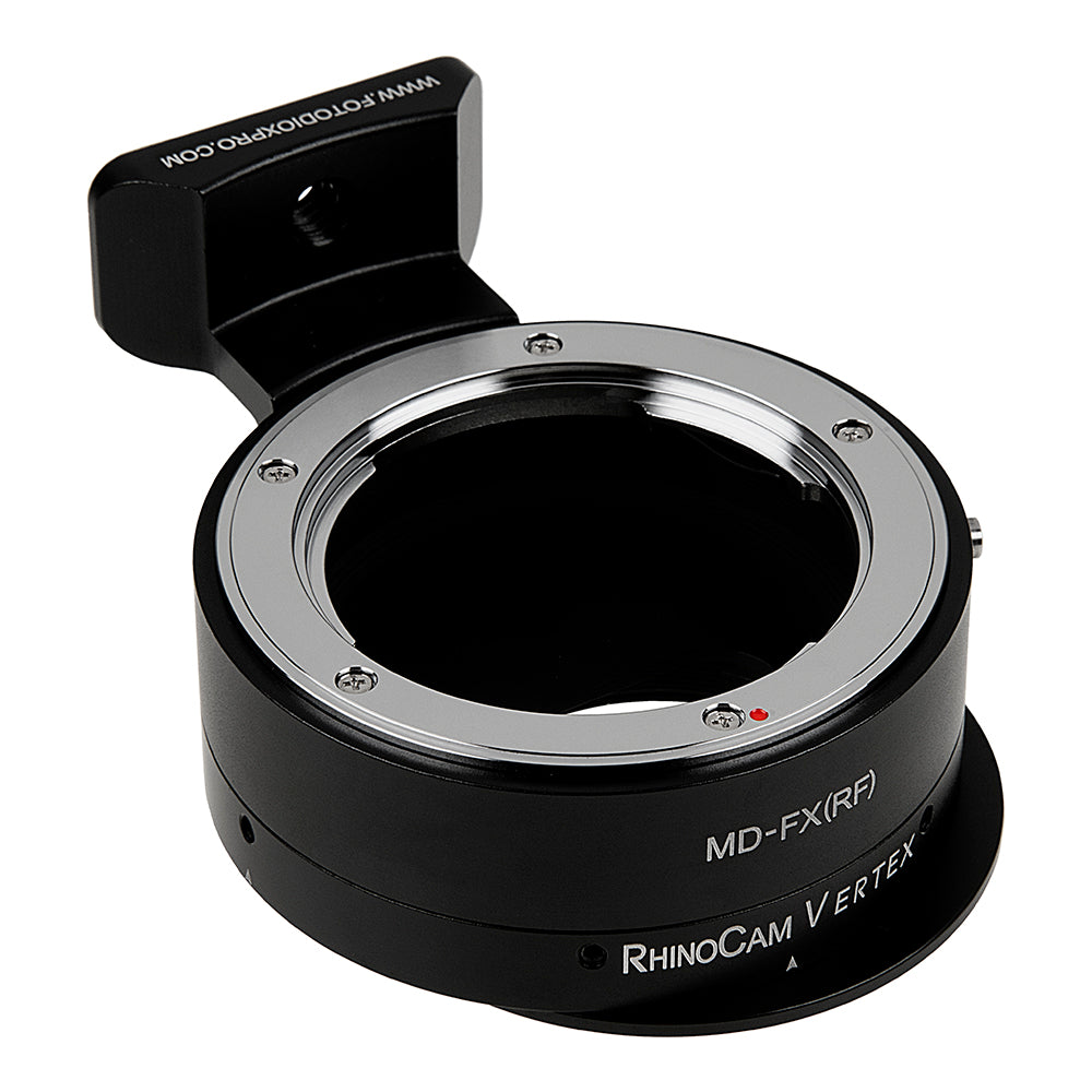 RhinoCam Vertex Rotating Stitching Adapter, Compatible with Minolta Rokkor (SR / MD / MC) SLR Lens to Fuji X-Series Mirrorless Cameras