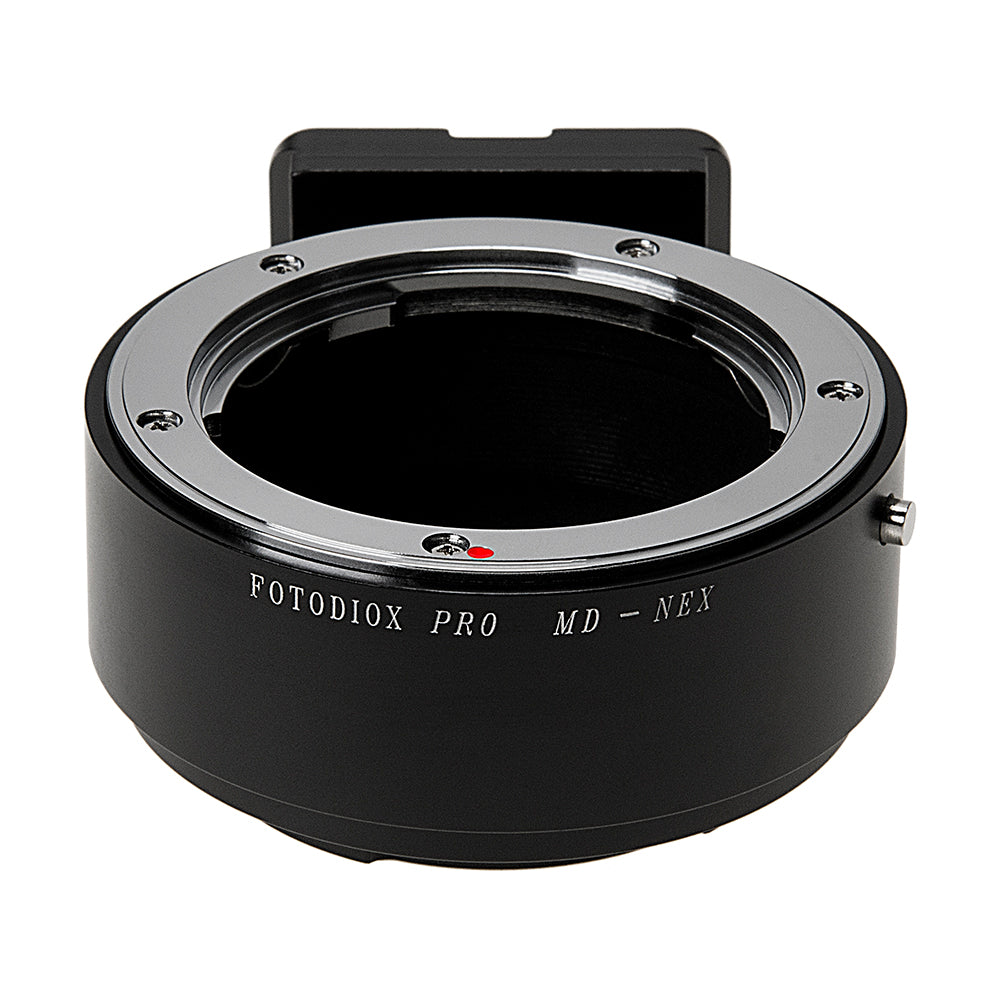 Fotodiox Pro Lens Mount Adapter - Minolta Rokkor (SR / MD / MC) SLR Lens to Sony Alpha E-Mount Mirrorless Camera Body