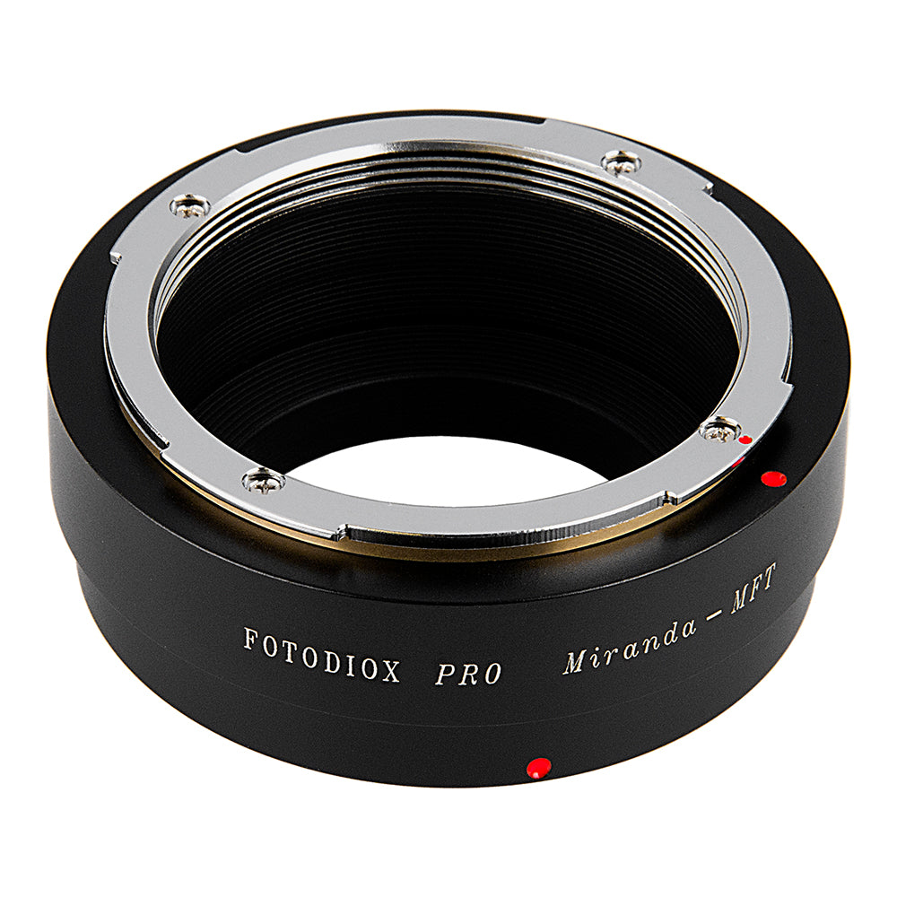 Fotodiox Pro Lens Mount Adapter Miranda (MIR) SLR Lenses - to Micro Four Thirds (MFT, M4/3) Mount Mirrorless Camera Body