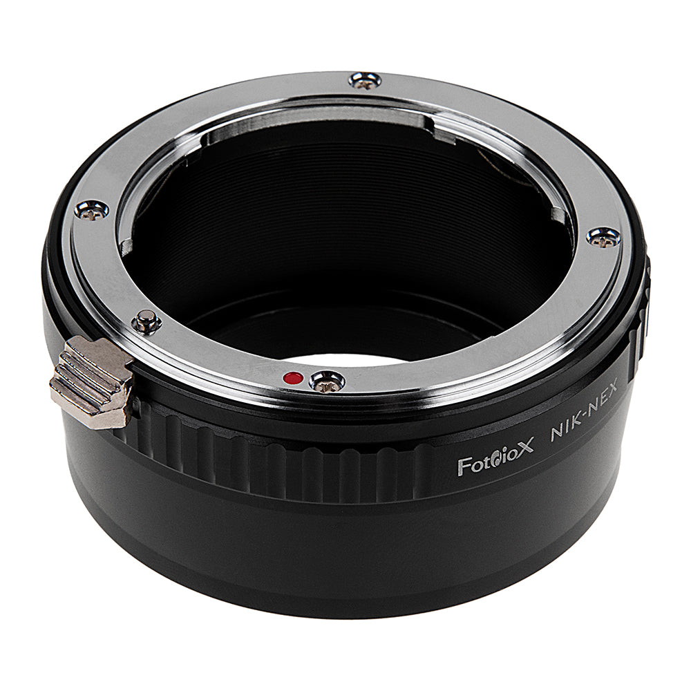 Fotodiox Lens Mount Adapter - Nikon Nikkor F Mount D/SLR Lens to Sony Alpha E-Mount Mirrorless Camera Body