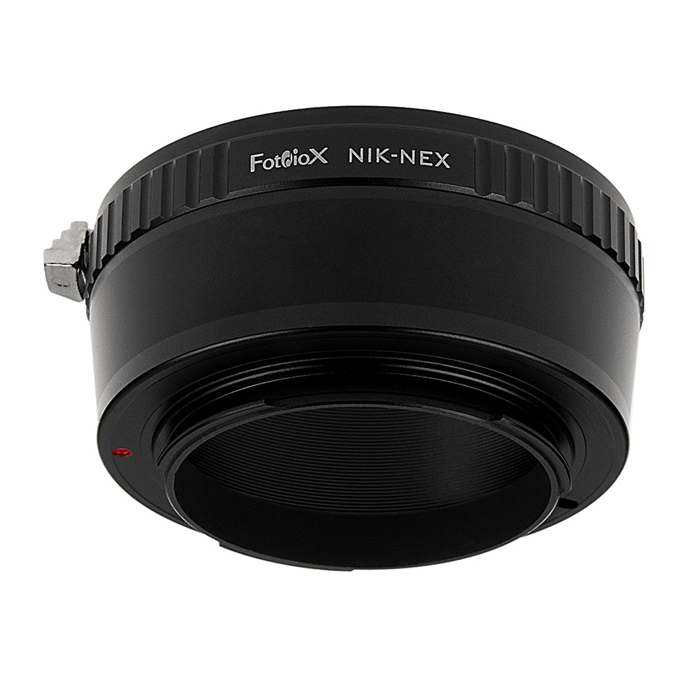 Fotodiox Lens Mount Adapter - Nikon Nikkor F Mount D/SLR Lens to Sony Alpha E-Mount Mirrorless Camera Body