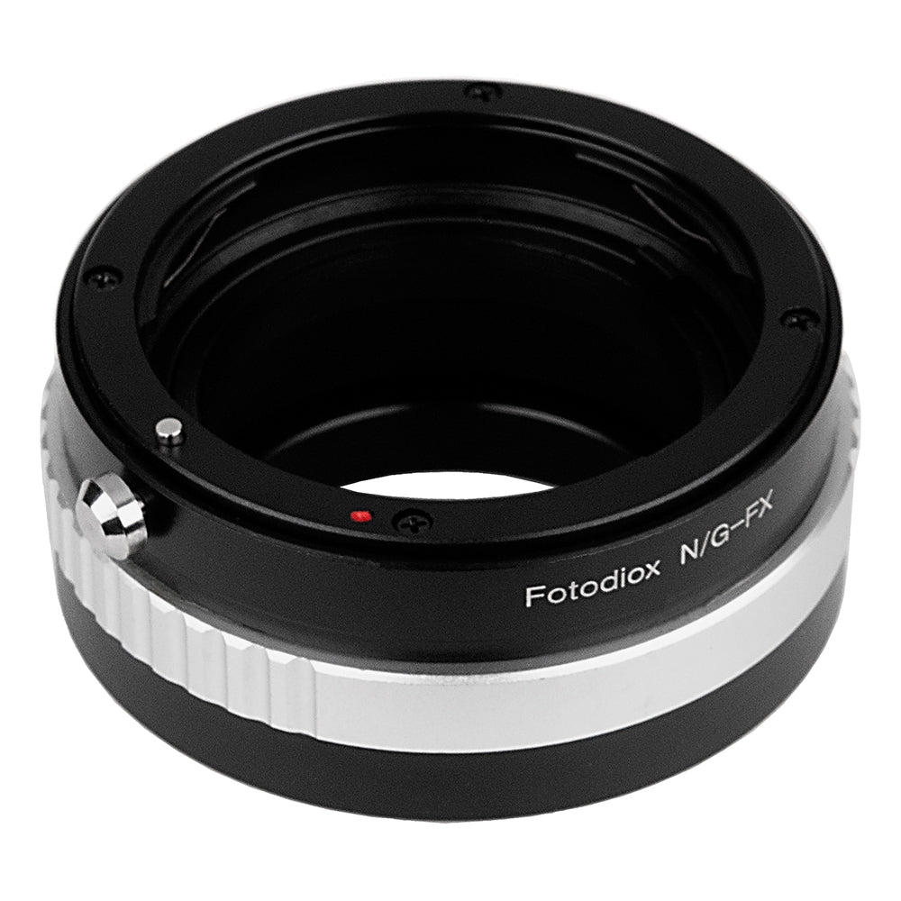 Fotodiox Lens Mount Adapter - Nikon Nikkor F Mount G-Type D/SLR Lens to Fujifilm Fuji X-Series Mirrorless Camera Body, with Built-In Aperture Control Dial