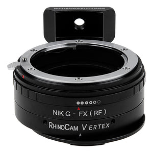 RhinoCam Vertex Rotating Stitching Adapter, Compatible with Nikon F Mount G-Type D/SLR Lens to Fuji X-Series Mirrorless Cameras