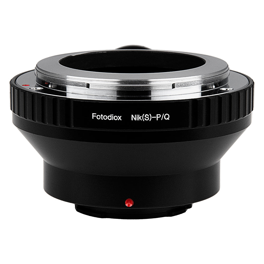 Fotodiox Lens Adapter - Compatible with Nikon S, Contax RF & Kiev RF External Bayonet Lenses to Pentax Q (PQ) Mount Mirrorless Cameras