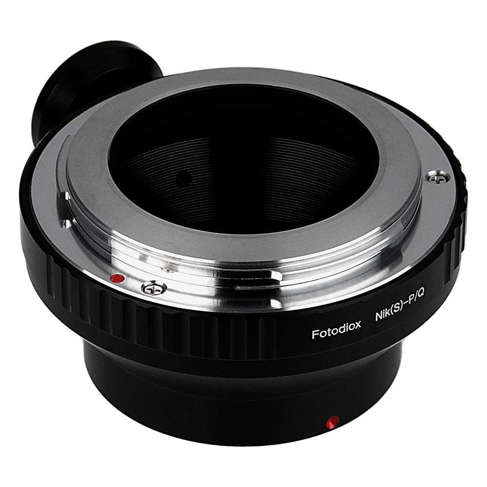 Fotodiox Lens Adapter - Compatible with Nikon S, Contax RF & Kiev RF External Bayonet Lenses to Pentax Q (PQ) Mount Mirrorless Cameras