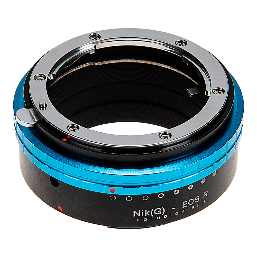 Fotodiox Pro Lens Mount Adapter Compatible with Nikon Nikkor F Mount G-Type D/SLR Lenses to Canon RF (EOS-R) Mount Mirrorless Camera Bodies