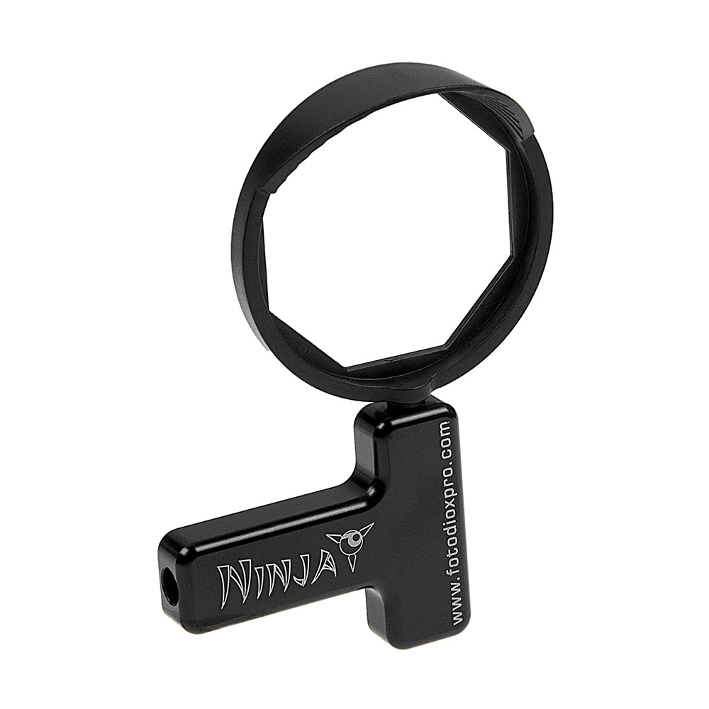 Bayonet Lock Lens Hood With 82mm Filter Ring For Kodak Aero Ektar 178mm F/2.5 – Made In Italy