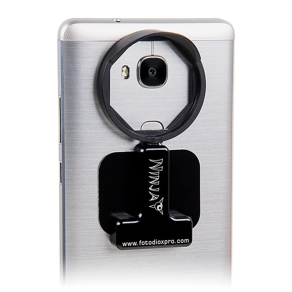 Ninja Complete Kit - Creative Universal & Magnetic Accessories for Smartphones: Ninja Magnetic Core, Mirage Mirror, Window Hood, 55mm Lens Hood, 20x Macro Lens, 55mm Filter Adapter, 55mm Filter Set (5)