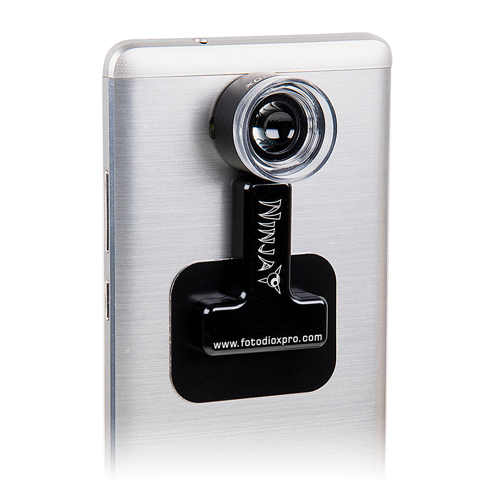 Ninja Complete Kit - Creative Universal & Magnetic Accessories for Smartphones: Ninja Magnetic Core, Mirage Mirror, Window Hood, 55mm Lens Hood, 20x Macro Lens, 55mm Filter Adapter, 55mm Filter Set (5)