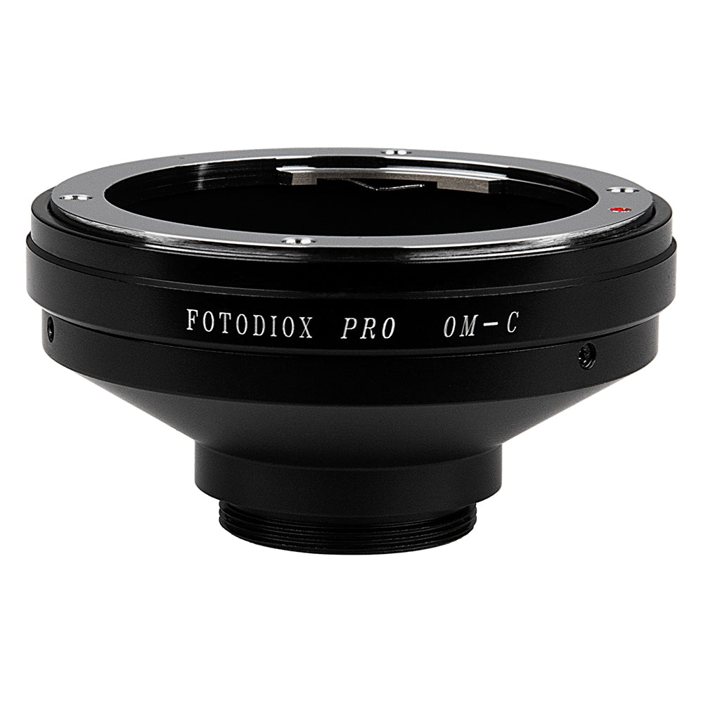 Fotodiox Pro Lens Adapter - Compatible with Olympus Zuiko (OM) 35mm SLR Lenses to C-Mount (1" Screw Mount) Cine & CCTV Cameras