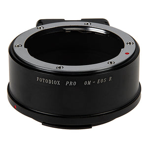 Fotodiox Pro Lens Mount Adapter Compatible with Olympus Zuiko (OM) 35mm SLR Lenses to Canon RF (EOS-R) Mount Mirrorless Camera Bodies