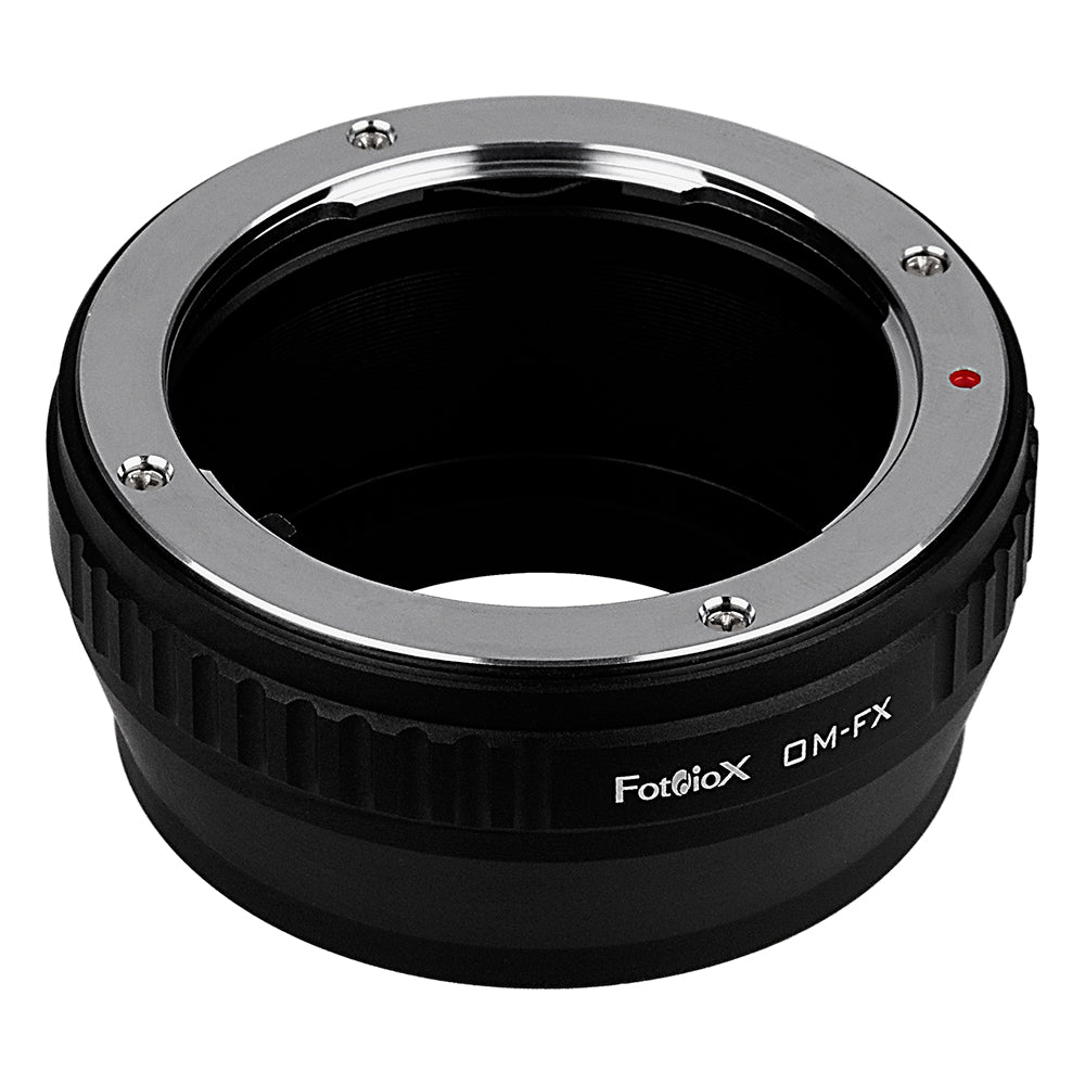 Fotodiox Lens Mount Adapter - Olympus Zuiko (OM) 35mm SLR Lens to Fujifilm Fuji X-Series Mirrorless Camera Body