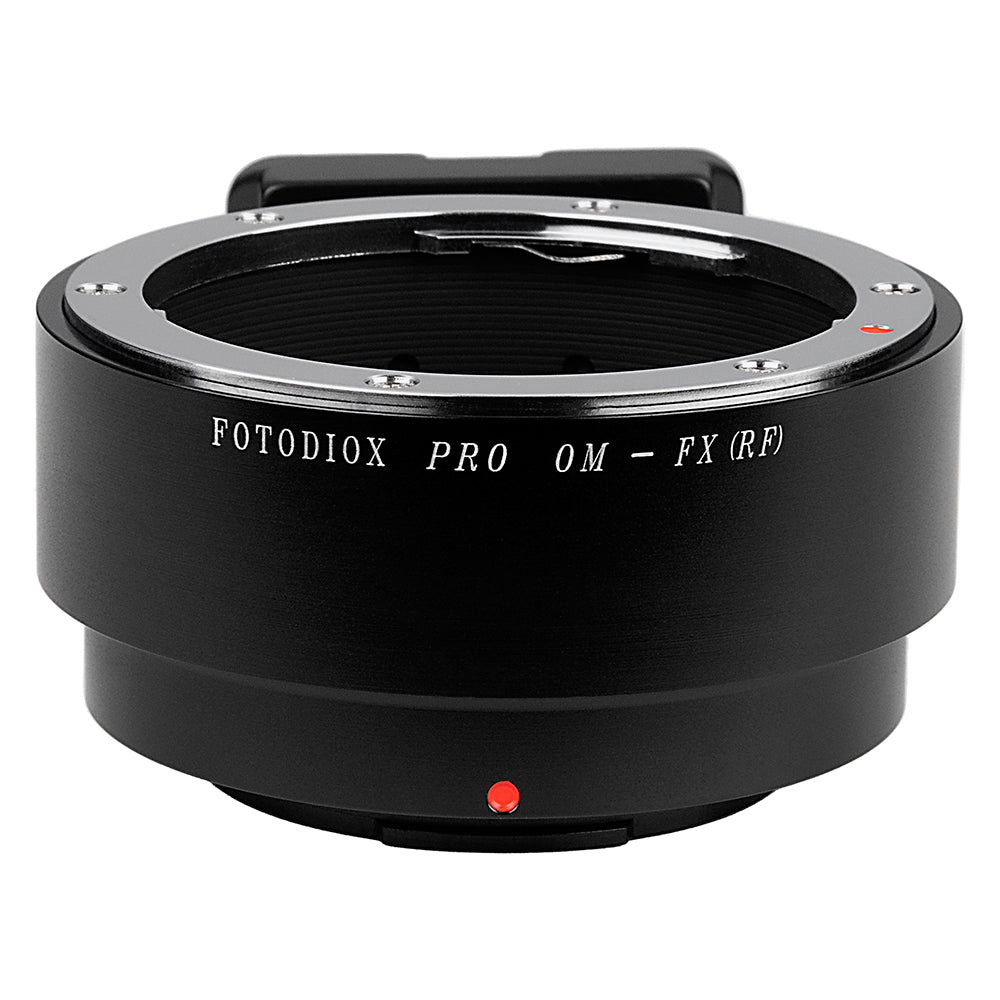 Fotodiox Pro Lens Mount Adapter - Olympus Zuiko (OM) 35mm SLR Lens to Fujifilm Fuji X-Series Mirrorless Camera Body