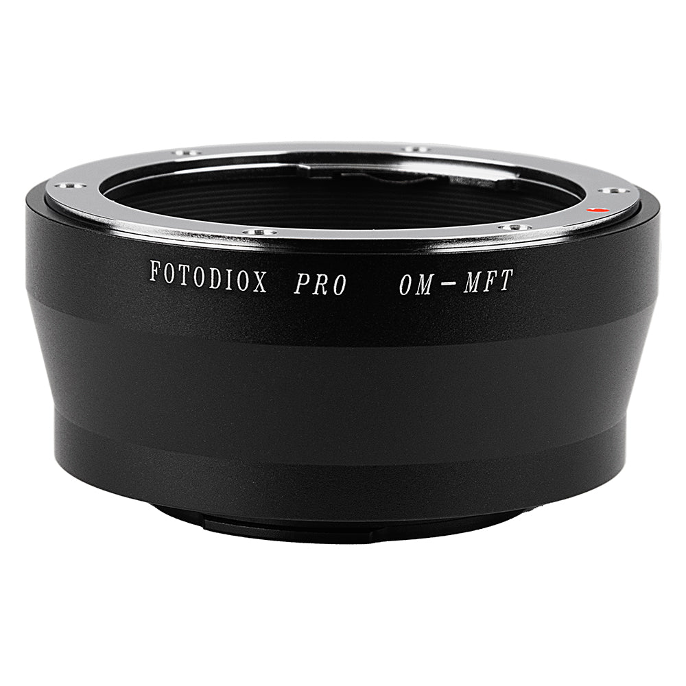 Fotodiox Pro Lens Mount Adapter - Olympus Zuiko (OM) 35mm SLR Lens to Micro Four Thirds (MFT, M4/3) Mount Mirrorless Camera Body