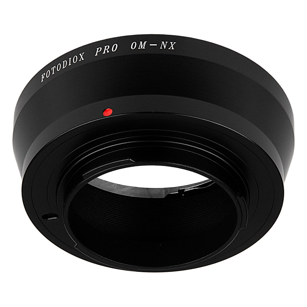 Fotodiox Pro Lens Adapter - Compatible with Olympus OM 35mm SLR Lenses to Samsung NX Mount Mirrorless Cameras