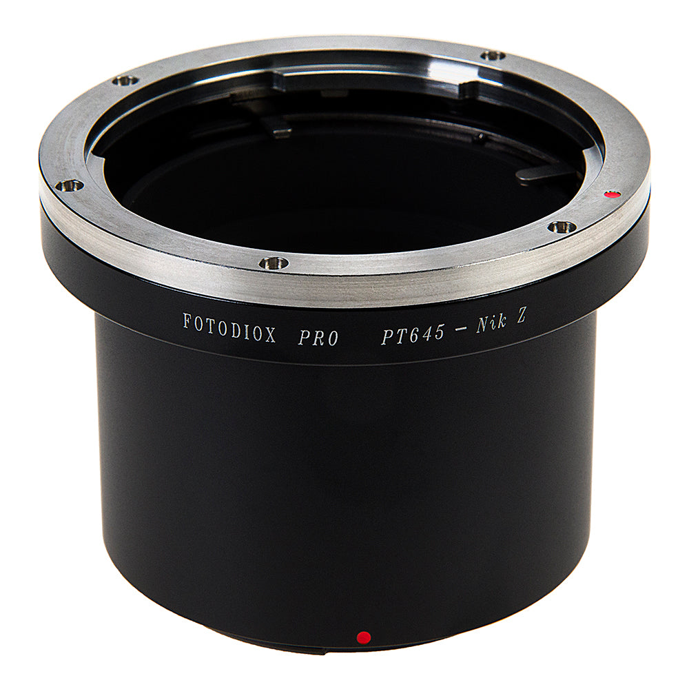Fotodiox Pro Lens Mount Adapter Compatible with Pentax 645 (P645) Mount SLR Lenses to Nikon Z-Mount Mirrorless Camera Bodies