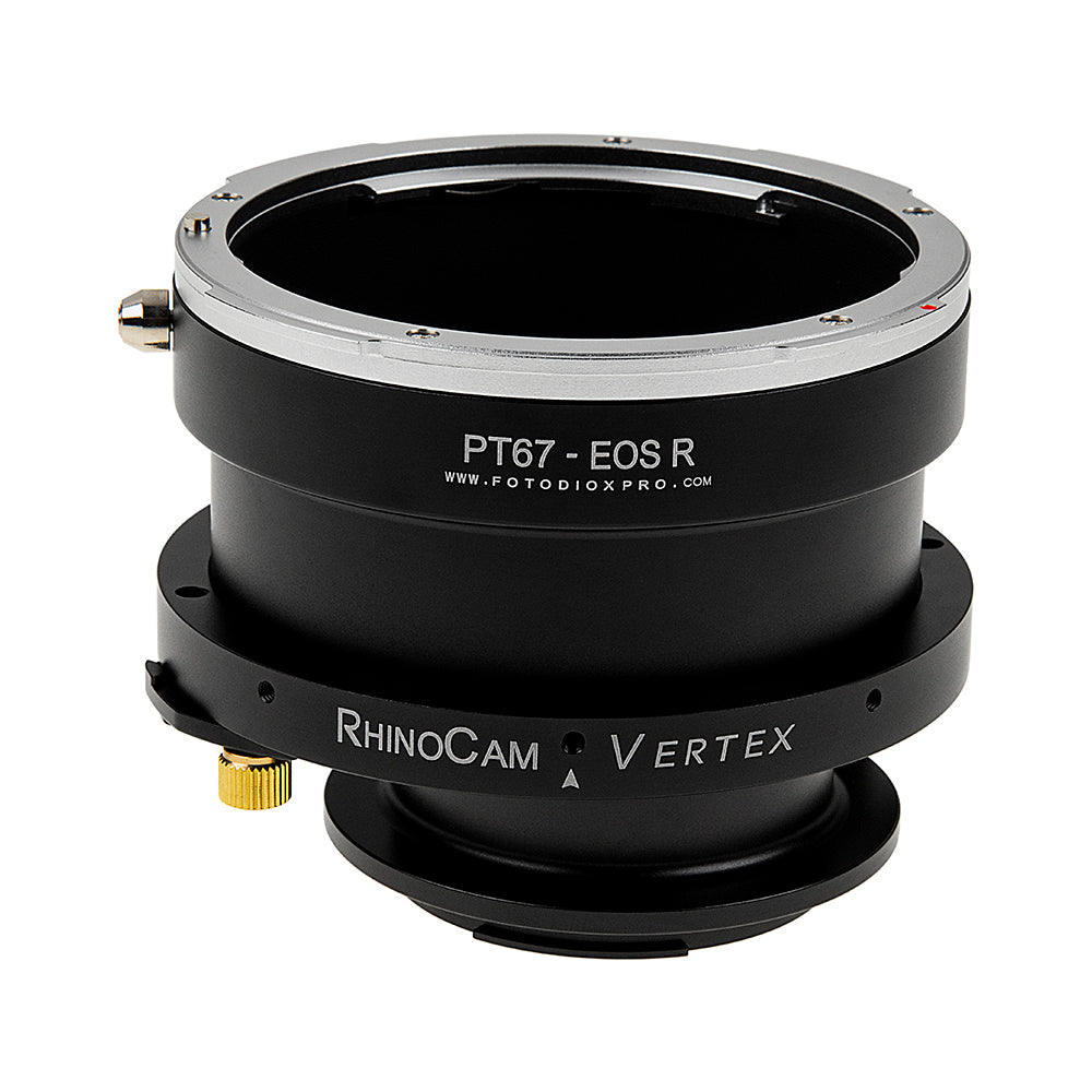 RhinoCam Vertex Rotating Stitching Adapter, Compatible with Pentax 6x7 (P67) Mount SLR Lens to Canon RF Mount Mirrorless Cameras