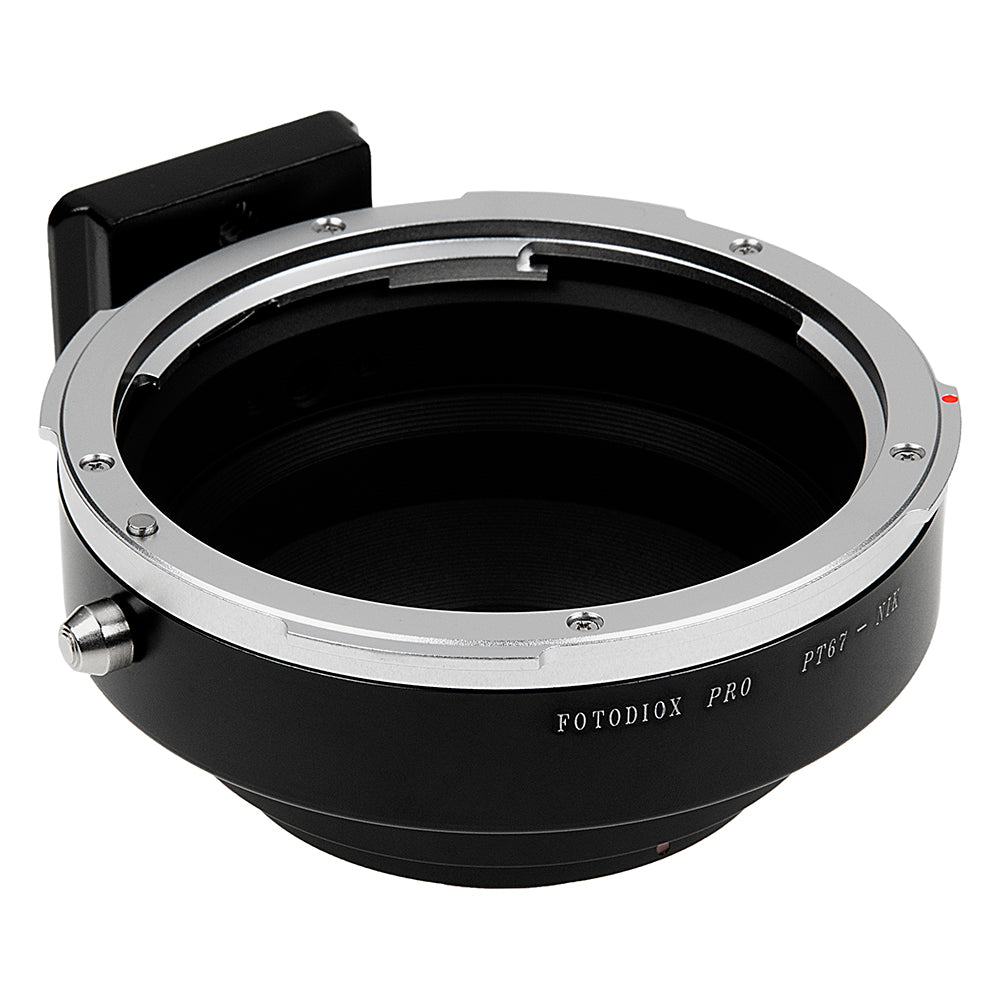 Fotodiox Pro Lens Mount Adapter - Pentax 6x7 (P67, PK67) Mount SLR Lens to Nikon F Mount SLR Camera Body