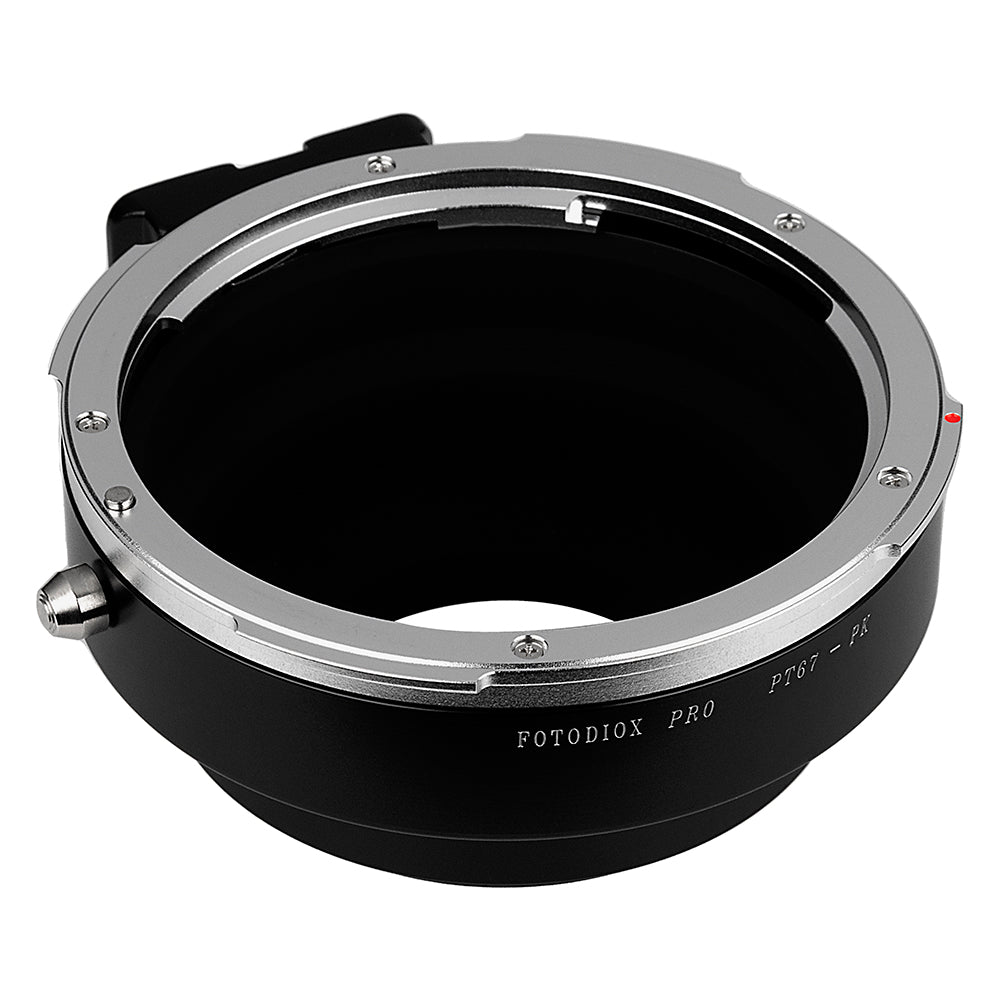 Fotodiox Pro Lens Mount Adapter - Pentax 6x7 (P67, PK67) Mount SLR Lens to Pentax K (PK) Mount SLR Camera Body