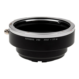 Fotodiox Pro Lens Mount Adapter - Pentax 6x7 (P67, PK67) Mount SLR Lens to Sony Alpha A-Mount (and Minolta AF) Mount SLR Camera Body