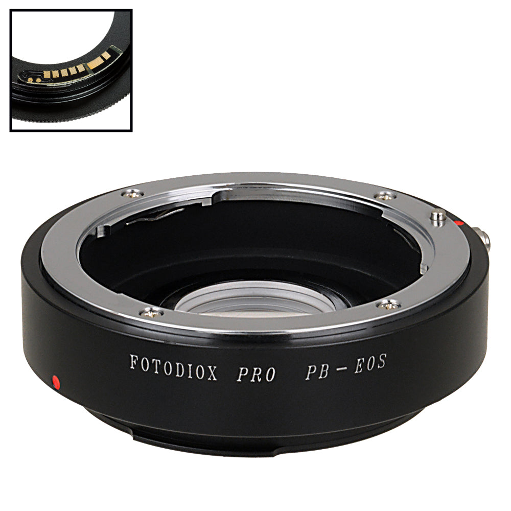 Fotodiox Pro Lens Mount Adapter Compatible with Praktica B (PB) SLR Lens to Canon EOS (EF, EF-S) Mount SLR Camera Body - with Generation v10 Focus Confirmation Chip