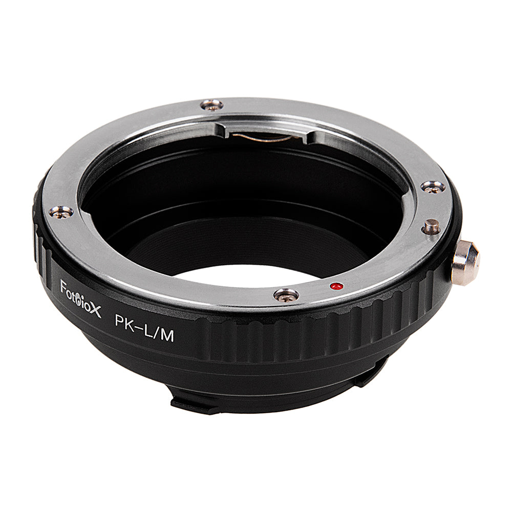 Fotodiox Lens Adapter with Leica 6-Bit M-Coding - Compatible with Pentax K Mount (PK) SLR Lenses to Leica M Mount Rangefinder Cameras