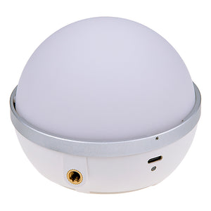Fotodiox Pro Prizmo Globe RGBW+T LED Light - Multi Color, Dimmable, Professional Photo/Video LED Domed Globe Light with Special Effects Settings