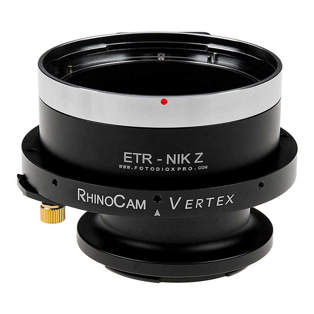 RhinoCam Vertex Rotating Stitching Adapter, Compatible with Bronica ETR Mount SLR Lens to Nikon Z-Mount Mirrorless Cameras