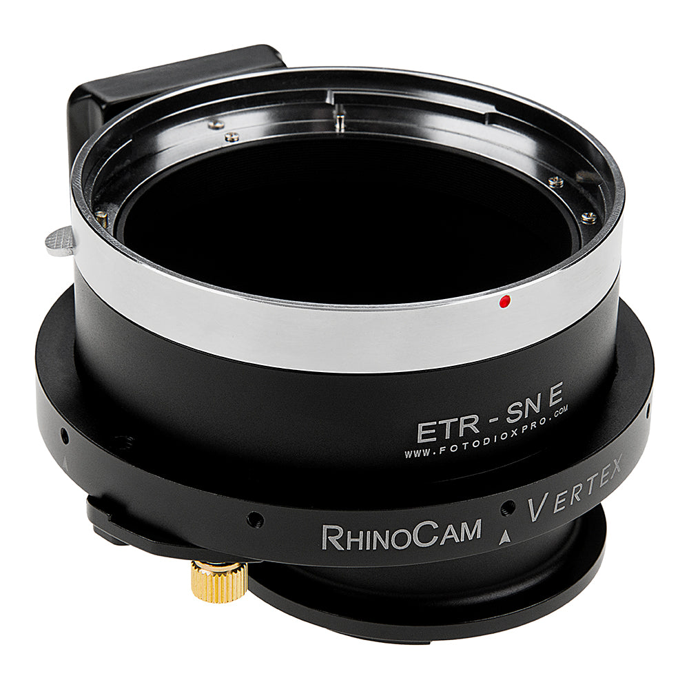 RhinoCam Vertex Rotating Stitching Adapter, Compatible with Bronica ETR Mount SLR Lens to Sony Alpha E-Mount Mirrorless Cameras